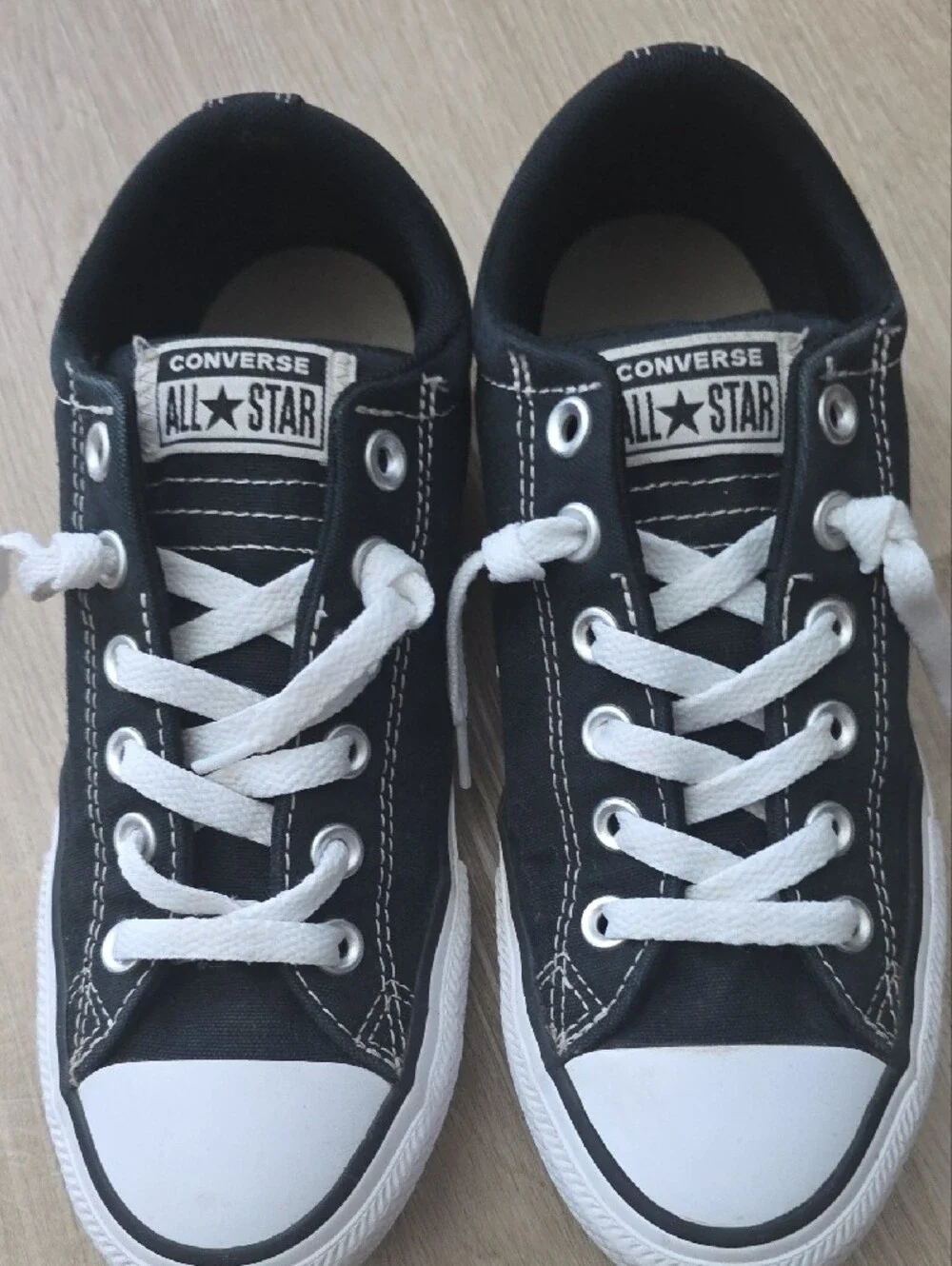 Converse Chuck Taylor All Star Street Low Sneakers Black White 4.5